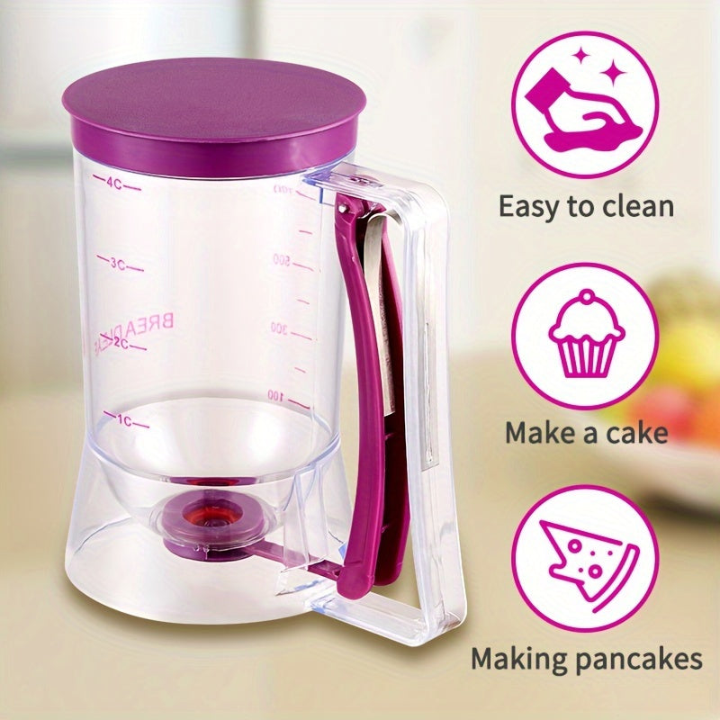Cupcake Batter Separator And Dispenser - Handheld Funnel Measuring Cup Tool For Mess-Free Baking DSers Fulfillment