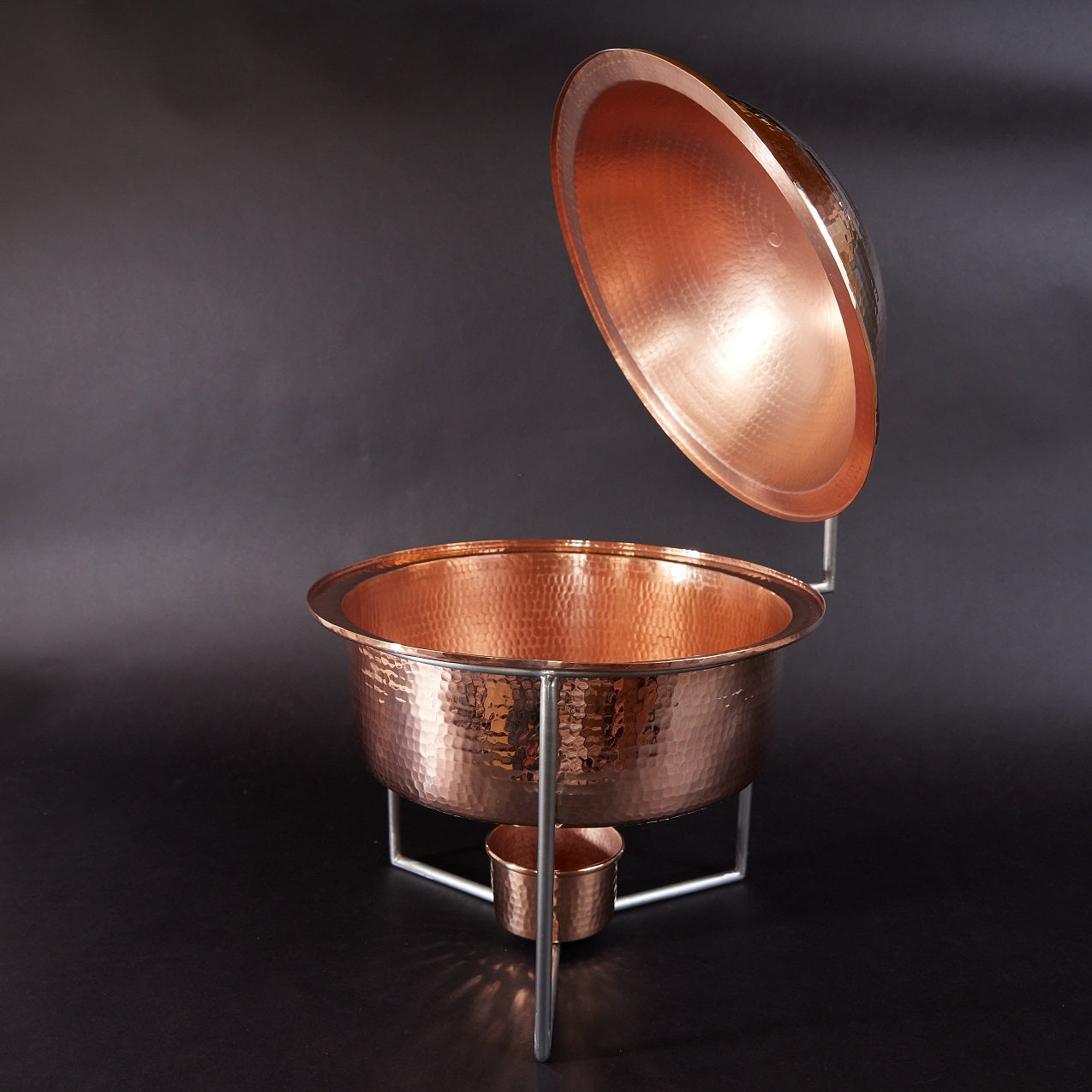 Copper Round Dome Chafers