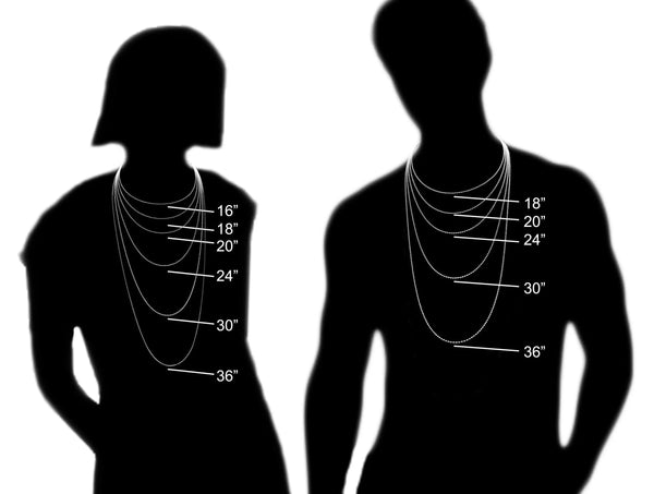 Sterling Silver Necklace - 5 Length Options - Gifts for You 'n Me