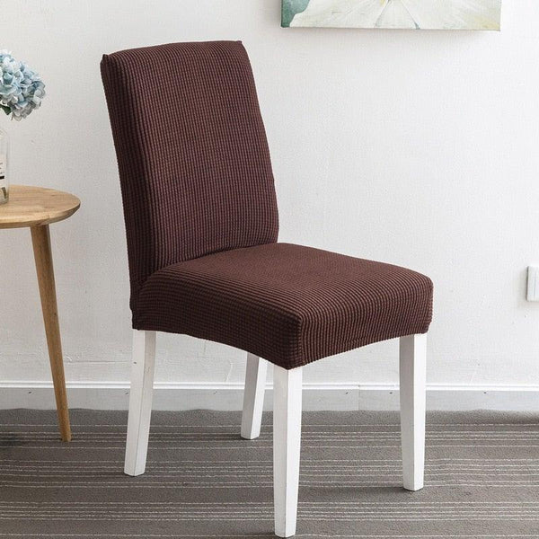 Chair Cover Polyester Fiber Elastic Stool Cover Hotel Restaurant Chair Antifouling Cover  Washable Spandex Kitchen Chair Covers for Dining Room Christmas Decoration Holiday Party Protector for Kitchen