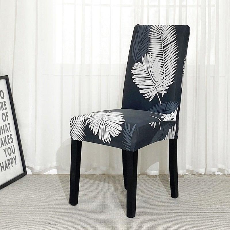 Chair Covers For Dining Room Stretch Spandex Removable Washable Anti-dust Seat Slipcover Multicolor  Chair covers  Chair Covers For Dining Room With Printed Patterns Easy Slip-on Stretchy Dining Room Chair Covers
