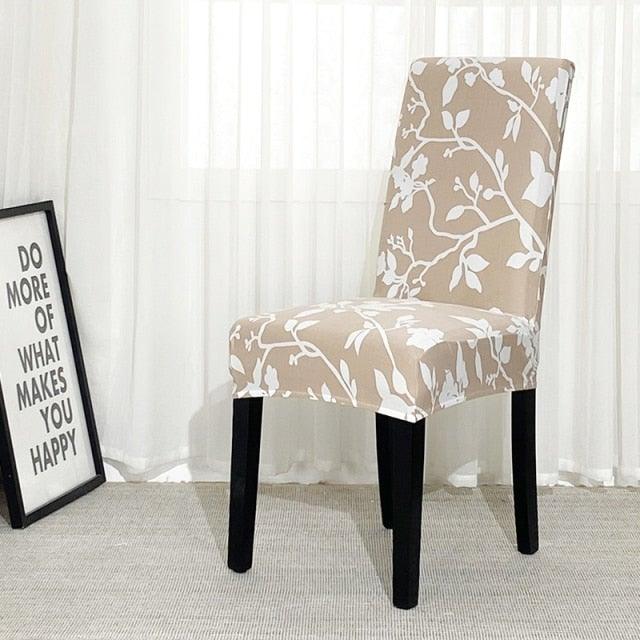 Chair Covers For Dining Room Stretch Spandex Removable Washable Anti-dust Seat Slipcover Multicolor  Chair covers  Chair Covers For Dining Room With Printed Patterns Easy Slip-on Stretchy Dining Room Chair Covers