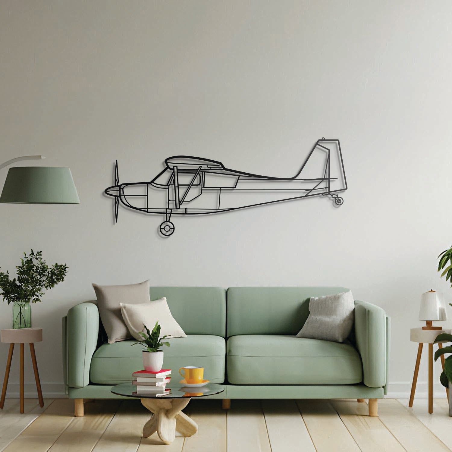 Bellanca Champion 7ECA Metal Aircraft Wall Art - NCP0413