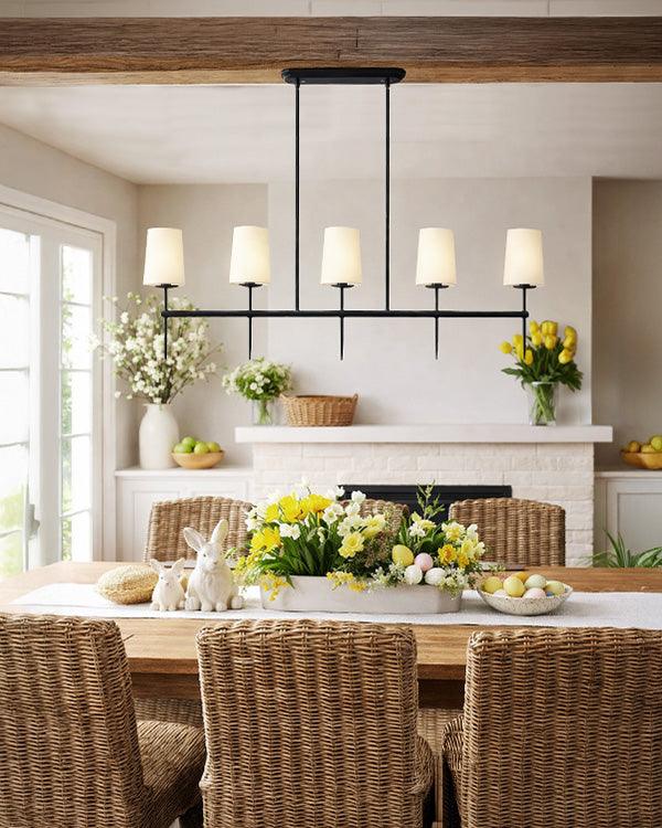 5 Light Linear Chandelier