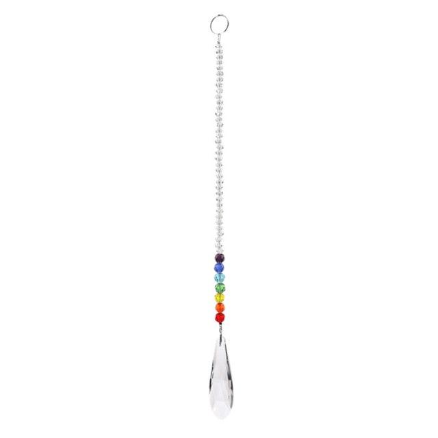 Chandelier Crystals Ball Prism Pendant Maker Sun Catcher Crystal Rainbow Maker Drops Hang for Window Home Decor Car Charms Hanging  Wind Chimes Hanging Ornament Garden Decor