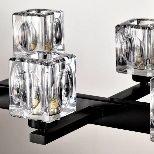 Chandelier Lights for Living Room with Modern Crystal Design & 10-Light Fixture