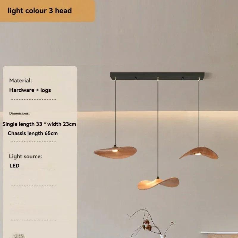 Chandelier - Multi-head Walnut