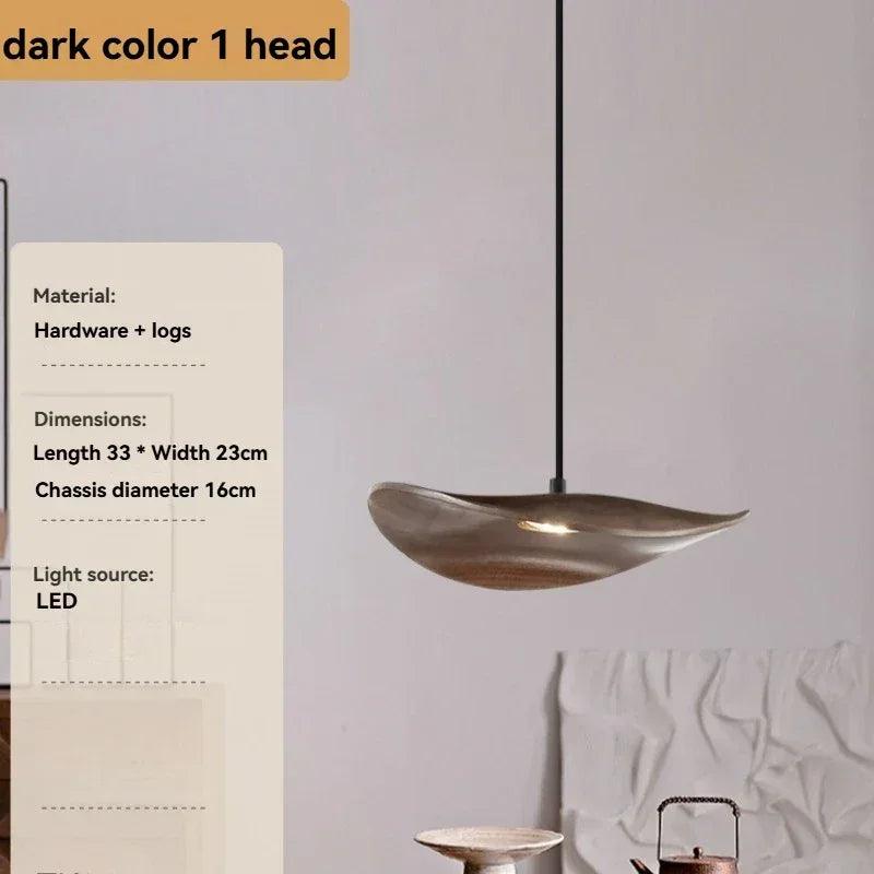 Chandelier - Multi-head Walnut