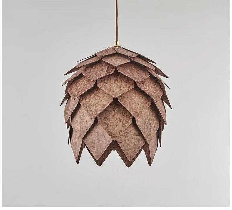 Chandelier - Retro Walnut Pendant