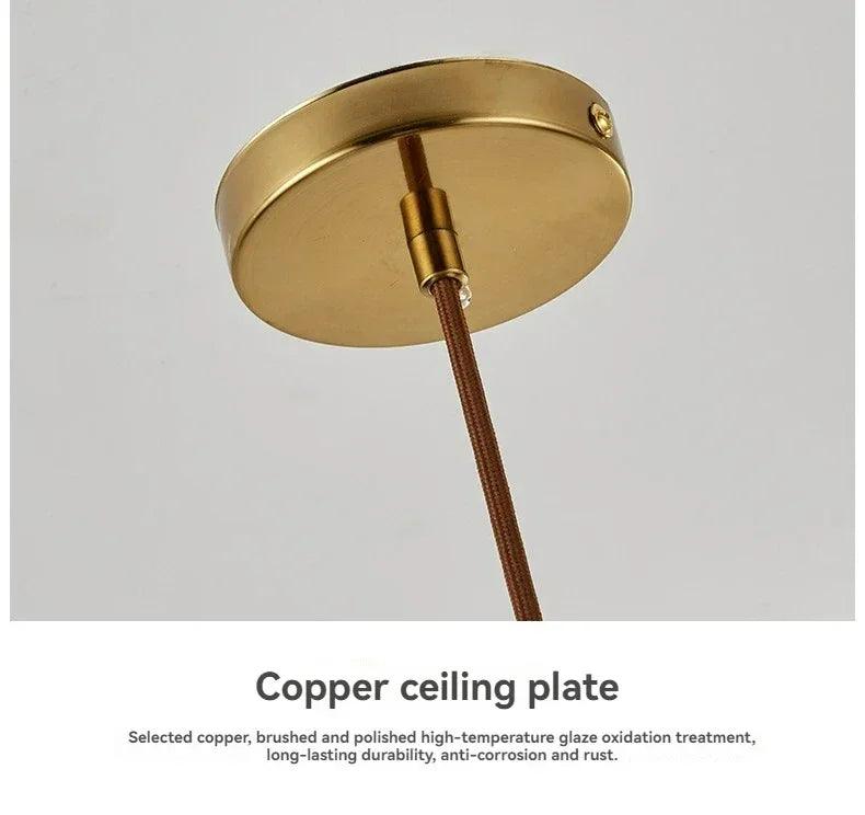 Chandelier - Retro Walnut Pendant
