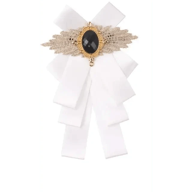 Charming  Butterfly Ladies Bowtie Casual Solid Color Rhinestone Brooch Bowties For Women Fashionable Wedding  Bowtie