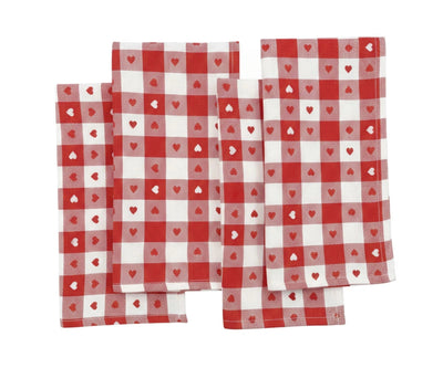Heart Shaped Napkins