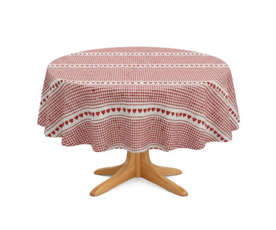 Red Heart Tablecloth - Round