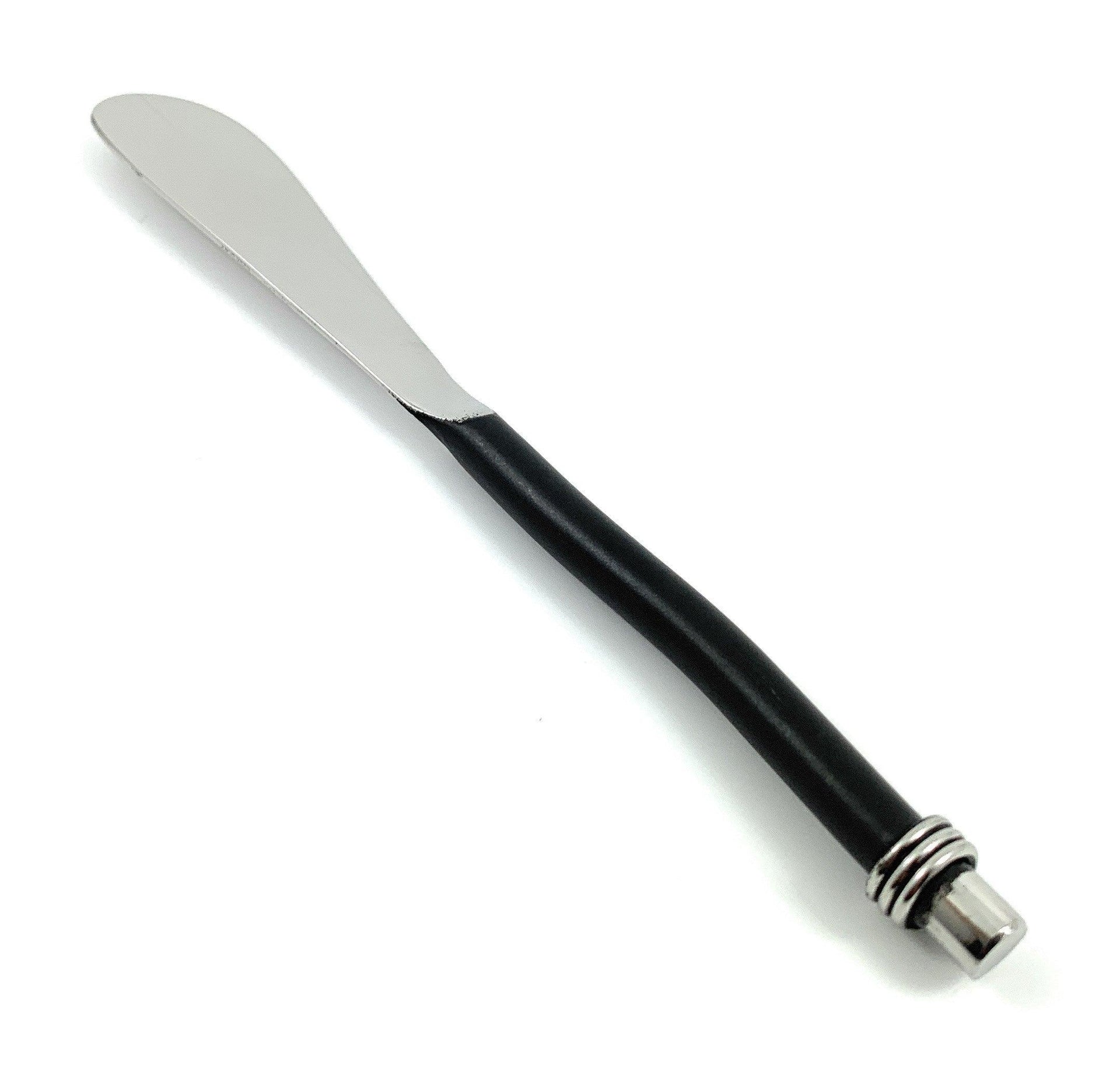 Vibhsa Black Silverware Butter Spreaders Set of 6