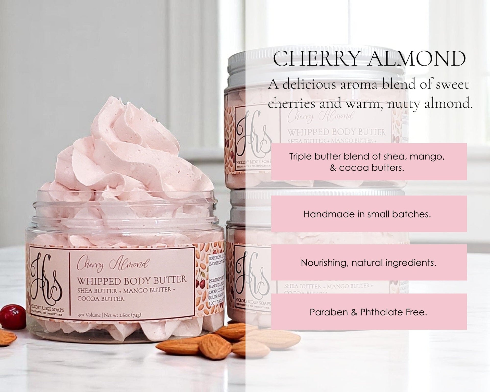 Cherry Almond Whipped Body Butter