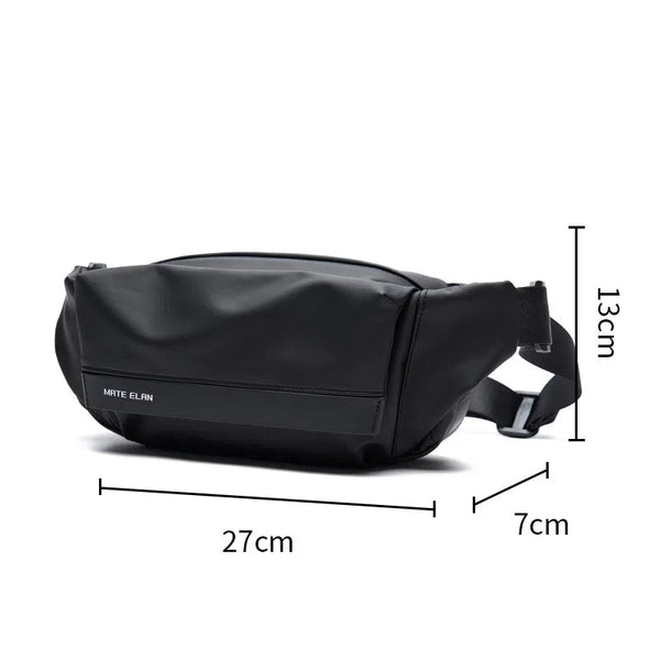 Chest bag men's small shoulder bag multifunctional trendy crossbody bag commuter mailman shoulder bag waist bag backpack