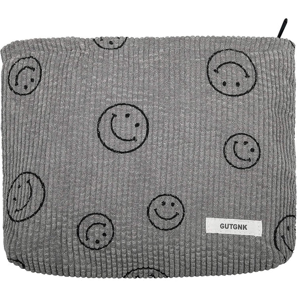 Chic Corduroy Travel Pouch for Women