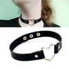 Chic Leather Collar - Black / 39 x 1.7 Centimeters