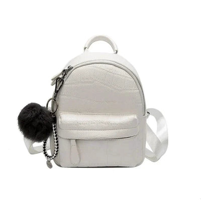 Chic Mini Leather Backpack