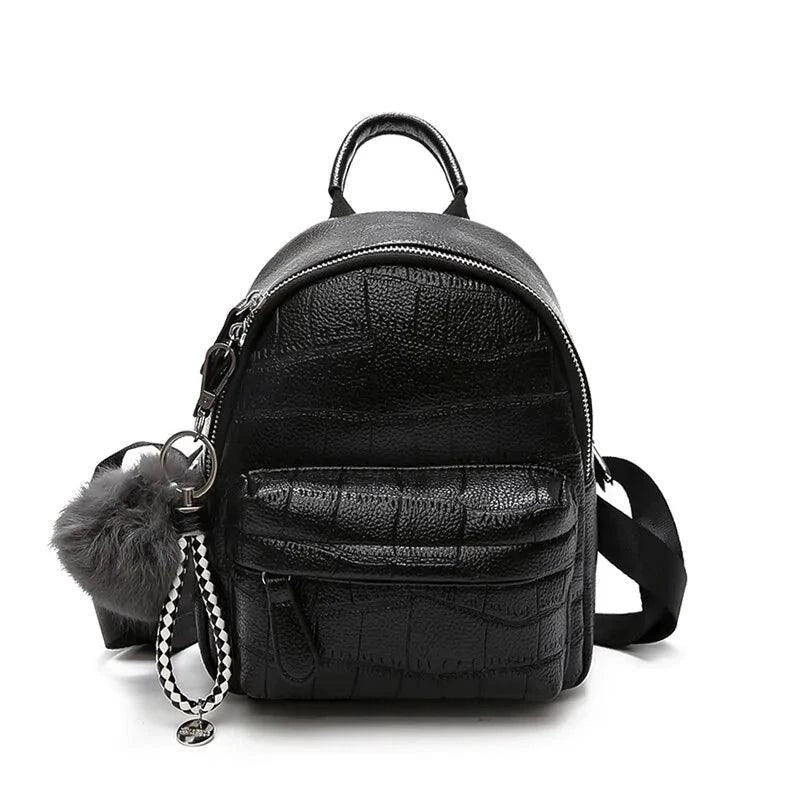 Chic Mini Leather Backpack