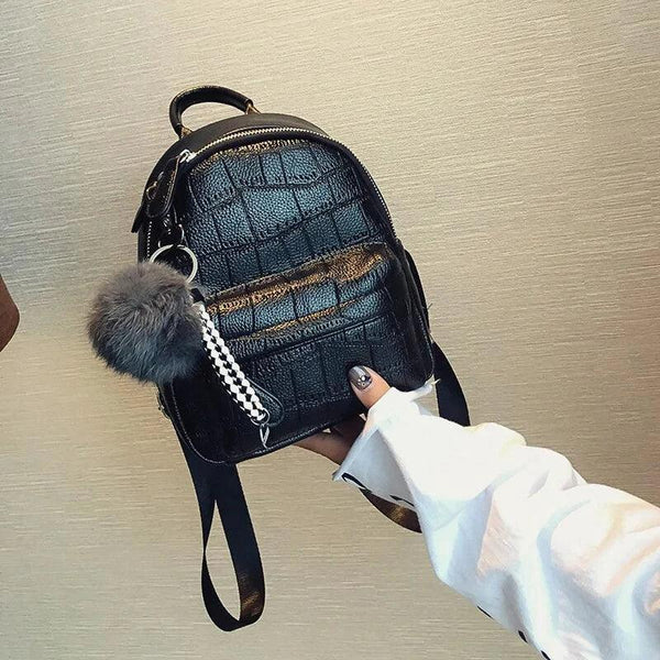 Chic Mini Leather Backpack