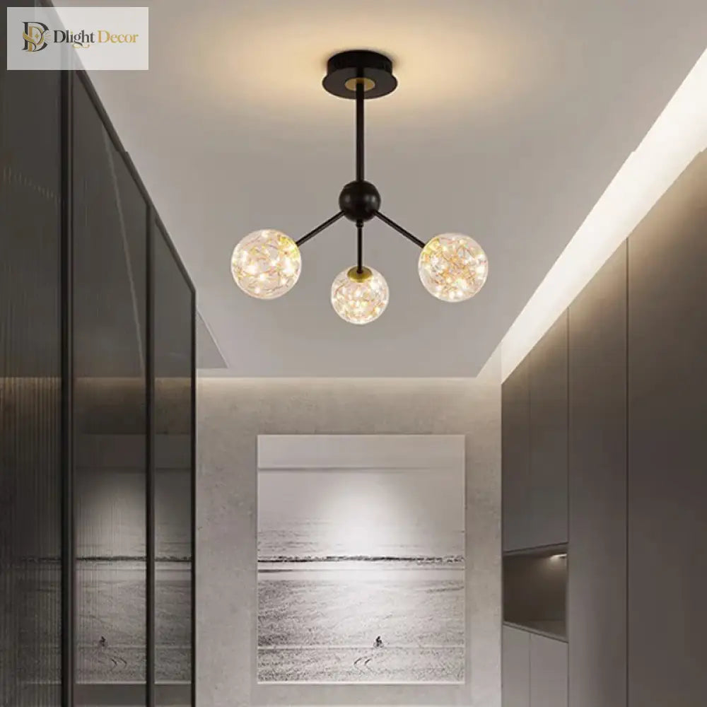 Chic Nordic Ceiling Light | Modern Dining Room Lighting