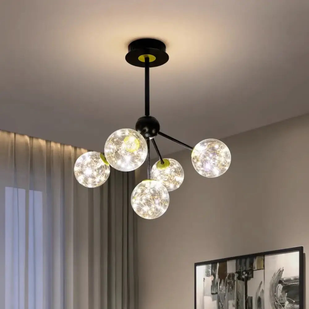 Chic Nordic Ceiling Light | Modern Dining Room Lighting
