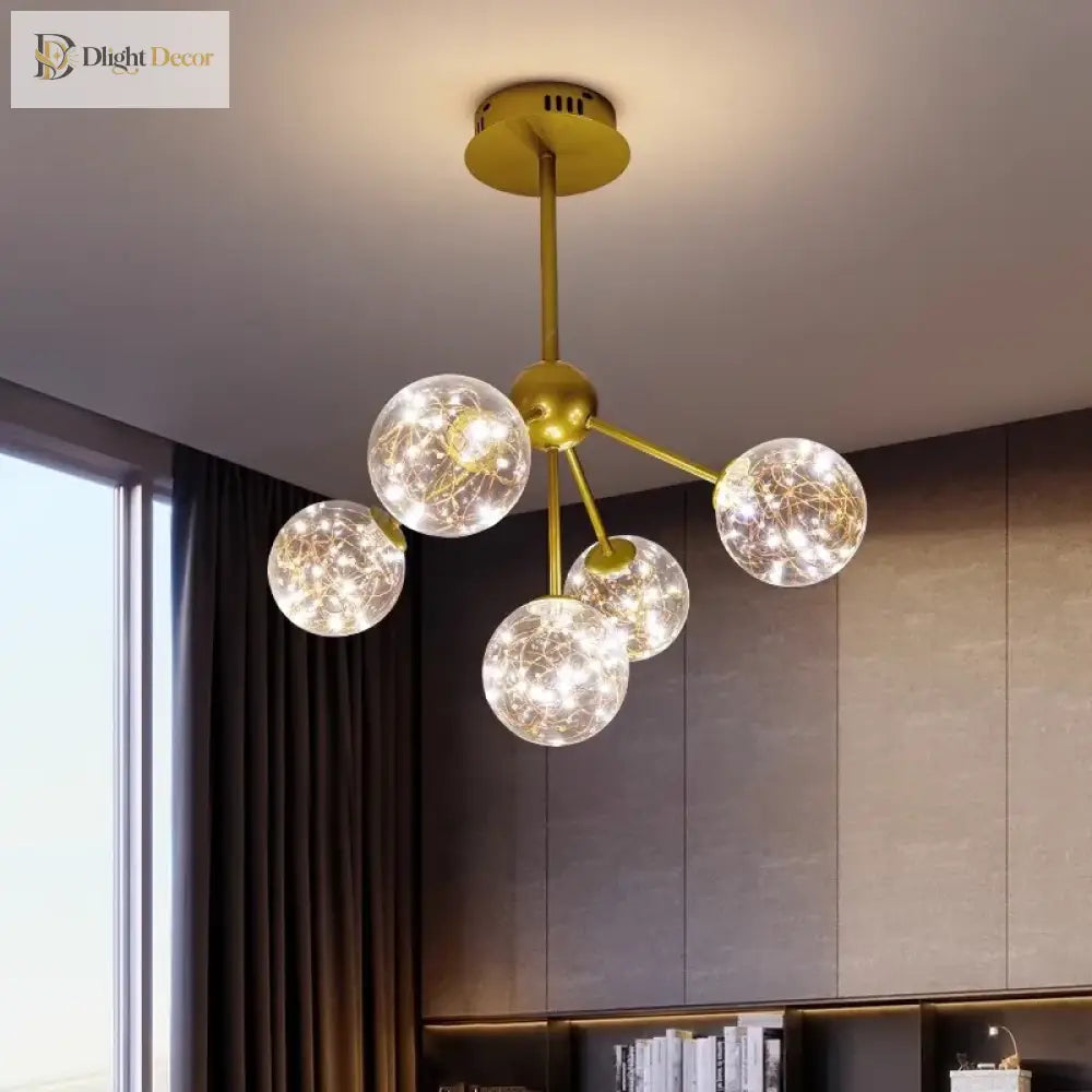 Chic Nordic Ceiling Light | Modern Dining Room Lighting