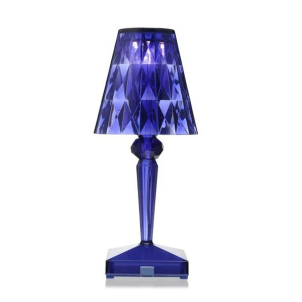 Crystal Table Lamp Luxury Bedside Nightstand Glam Lighting Decor
