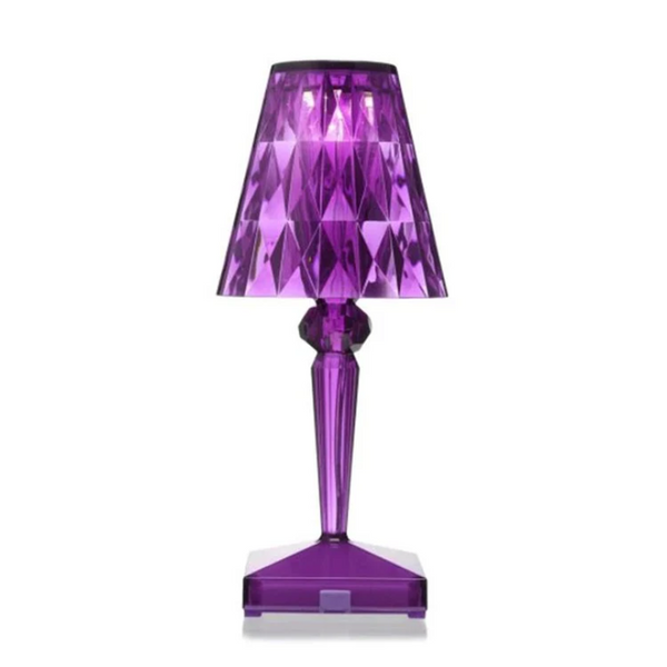Crystal Table Lamp Luxury Bedside Nightstand Glam Lighting Decor