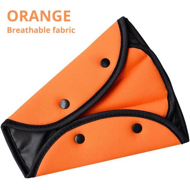Child Seat Belt Adjustment Holder Car Anti-Neck Neck Baby Shoulder Cover Seat Belt Car Safe Seat Belt Cover Soft Adjustable Children Safety Belt Fixer Triangle Anti-ledge For Child Neck Protection Belts Seat Positioner Child Seatbelt for Kids Safety