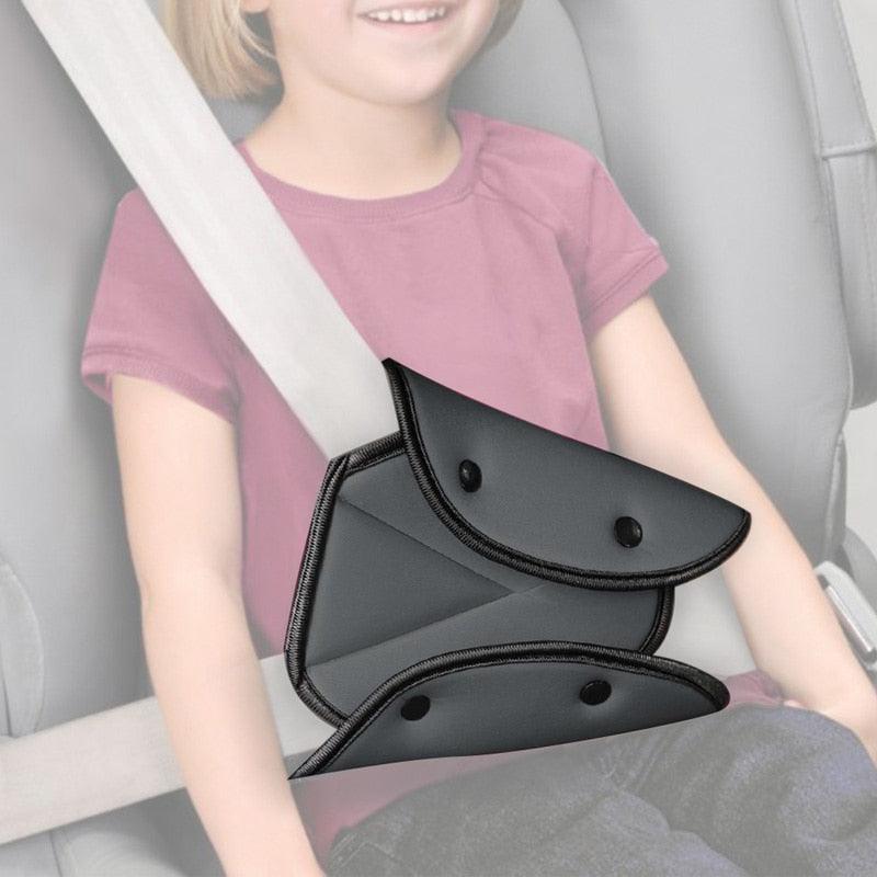 Child Seat Belt Adjustment Holder Car Anti-Neck Neck Baby Shoulder Cover Seat Belt Car Safe Seat Belt Cover Soft Adjustable Children Safety Belt Fixer Triangle Anti-ledge For Child Neck Protection Belts Seat Positioner Child Seatbelt for Kids Safety
