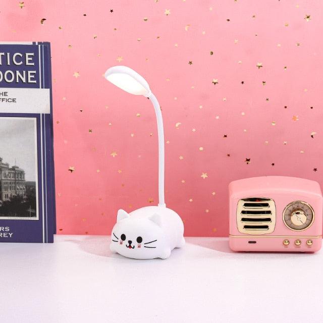 Children Desk Lamp LED Bedside Table Lamp Flexo Balance Light Gooseneck Drawing Iluminaria For Study Badroom Decor Cute Bear Cute Study Lamps for Bedroom Décor