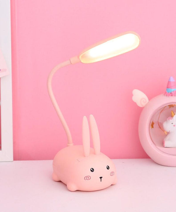 Children Desk Lamp LED Bedside Table Lamp Flexo Balance Light Gooseneck Drawing Iluminaria For Study Badroom Decor Cute Bear Cute Study Lamps for Bedroom Décor