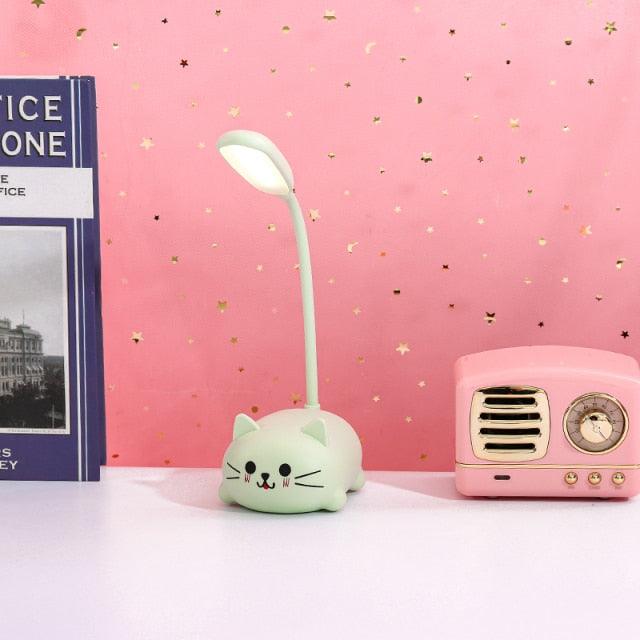 Children Desk Lamp LED Bedside Table Lamp Flexo Balance Light Gooseneck Drawing Iluminaria For Study Badroom Decor Cute Bear Cute Study Lamps for Bedroom Décor