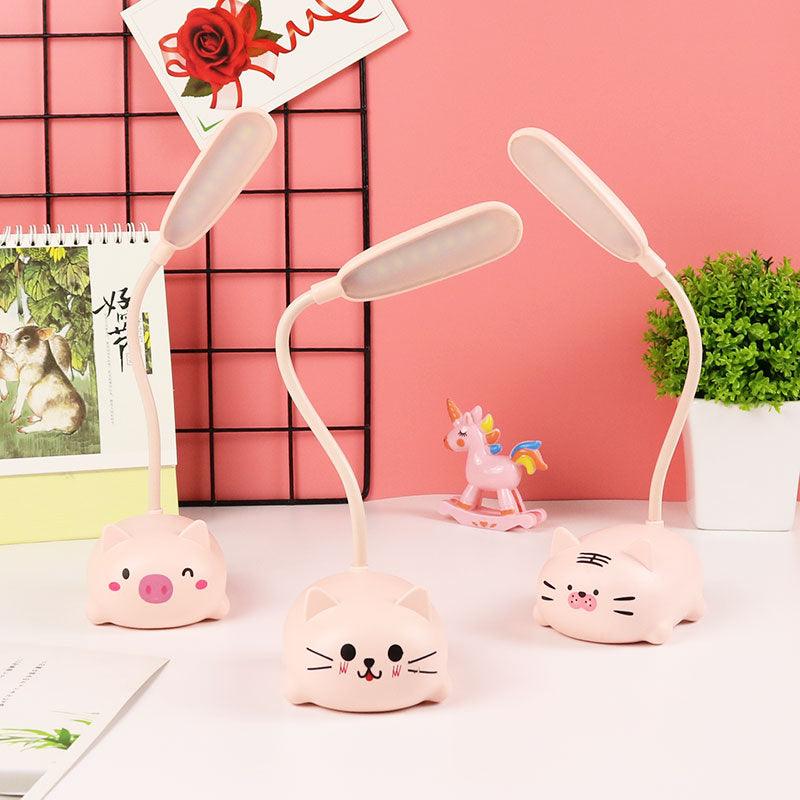 Children Desk Lamp LED Bedside Table Lamp Flexo Balance Light Gooseneck Drawing Iluminaria For Study Badroom Decor Cute Bear Cute Study Lamps for Bedroom Décor