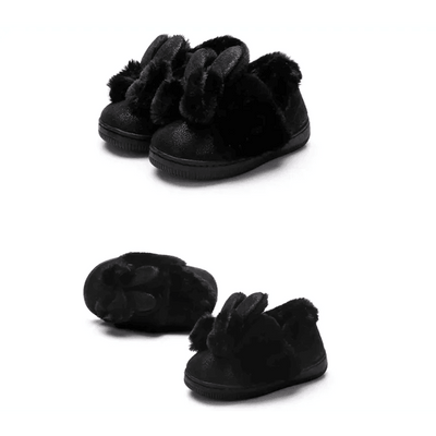 Children's cotton slipper bag heel warm and non slip baby home shoes men's and women's cotton shoes
