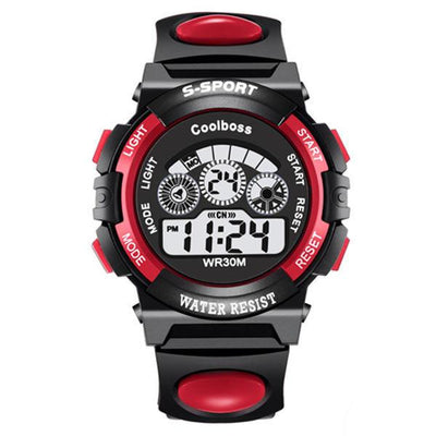 Children Watch Sport Kids Silicone Strap Waterproof LED Digital Watch For Kid Children Student Colorful LED Electronic Digital Watch Multifunction Display Sports Watches For Kids