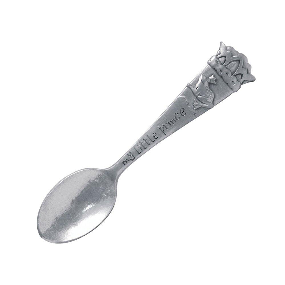 Child's Pewter Feeding Spoon - Bunny, Star, Duck, Crab, Prince and Princess