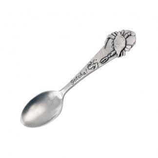 Child's Pewter Feeding Spoon - Bunny, Star, Duck, Crab, Prince and Princess
