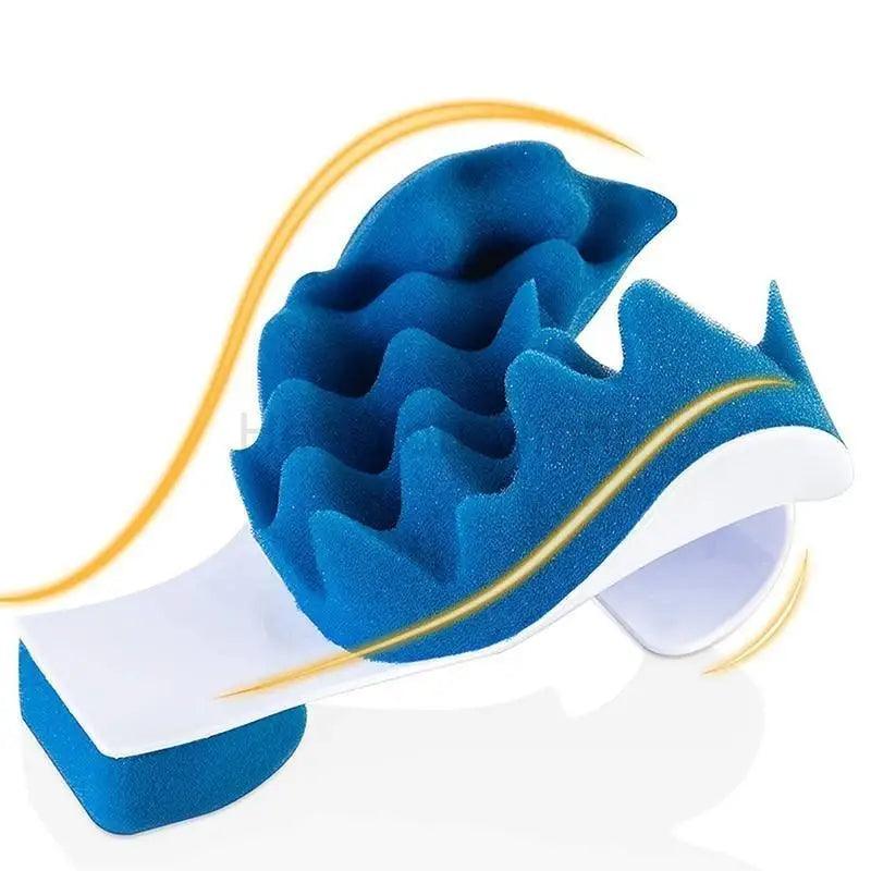 Chiropractic Neck Pillow Massager for Pain relief and Relaxation - Neck Support Orthopedic Pillow Neck Shoulder Relaxer