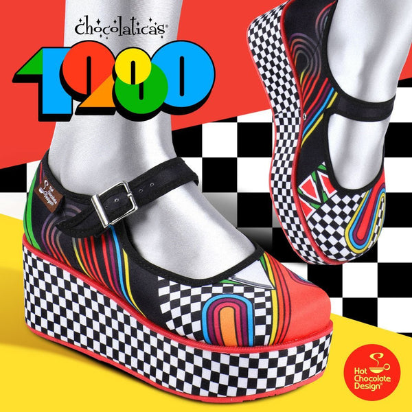 Chocolaticas® 1980 Women's Mary Jane Platform Shoes