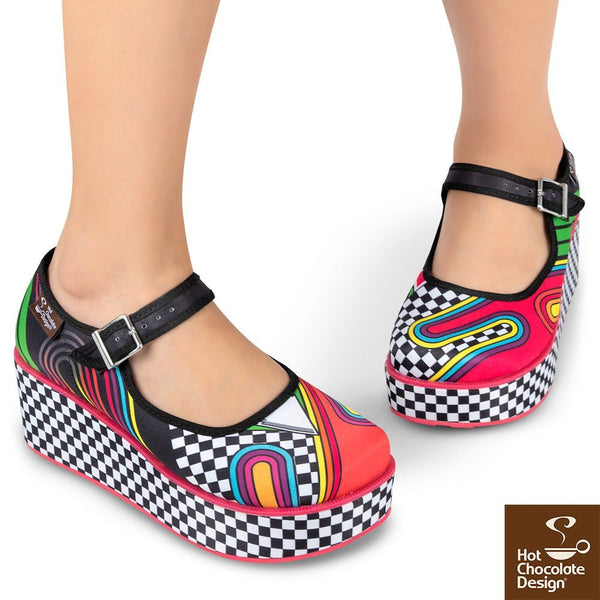 Chocolaticas® 1980 Women's Mary Jane Platform Shoes