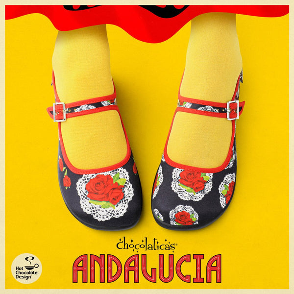 Chocolaticas® ANDALUCIA Women's Mary Jane Flat