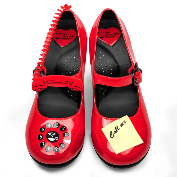 Chocolaticas® Mid Heels CALL ME Women's Mary Jane Pump