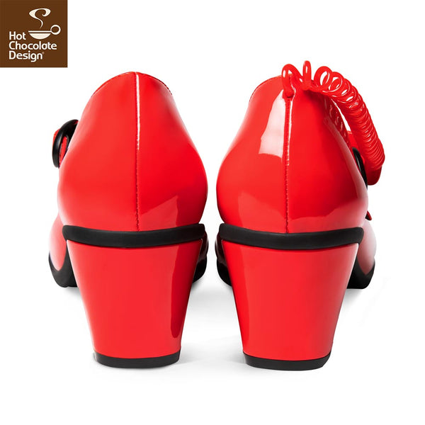 Chocolaticas® Mid Heels CALL ME Women's Mary Jane Pump