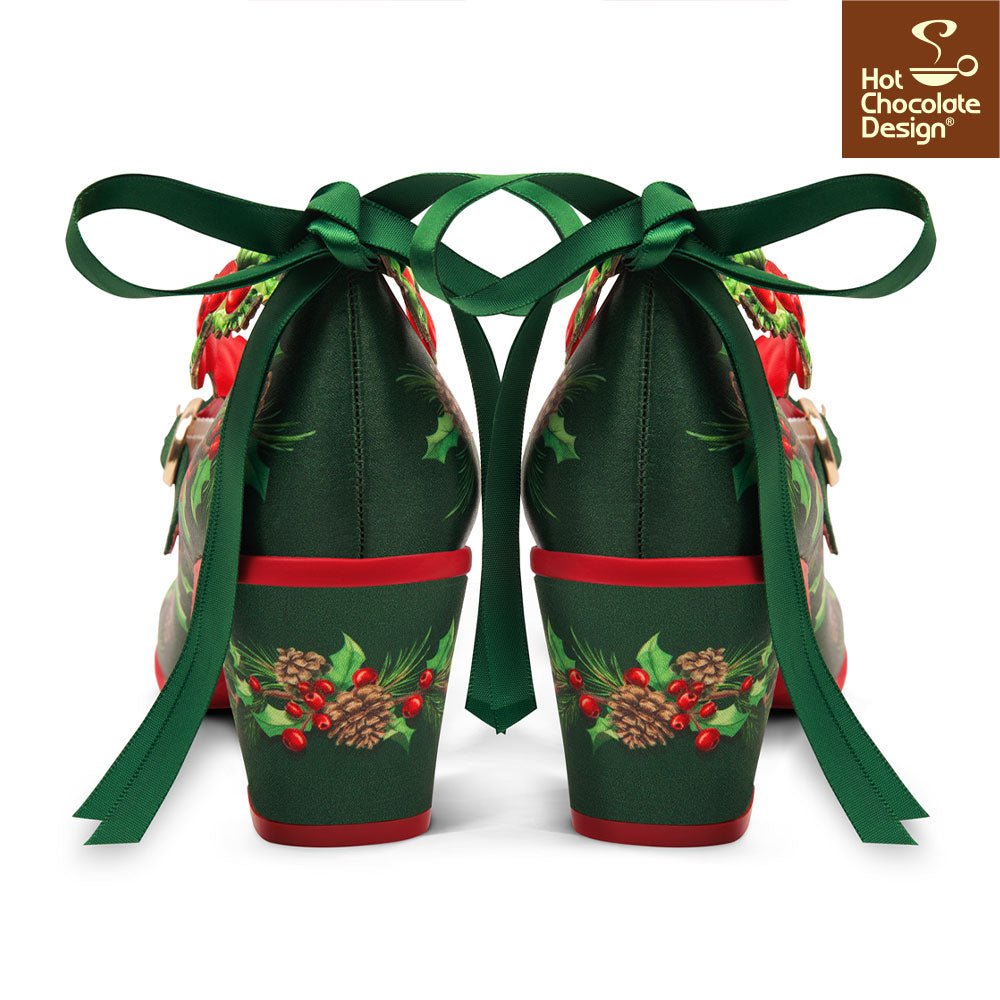 Chocolaticas® Mid Heels CHRISTMAS EVE Women's Mary Jane Pump