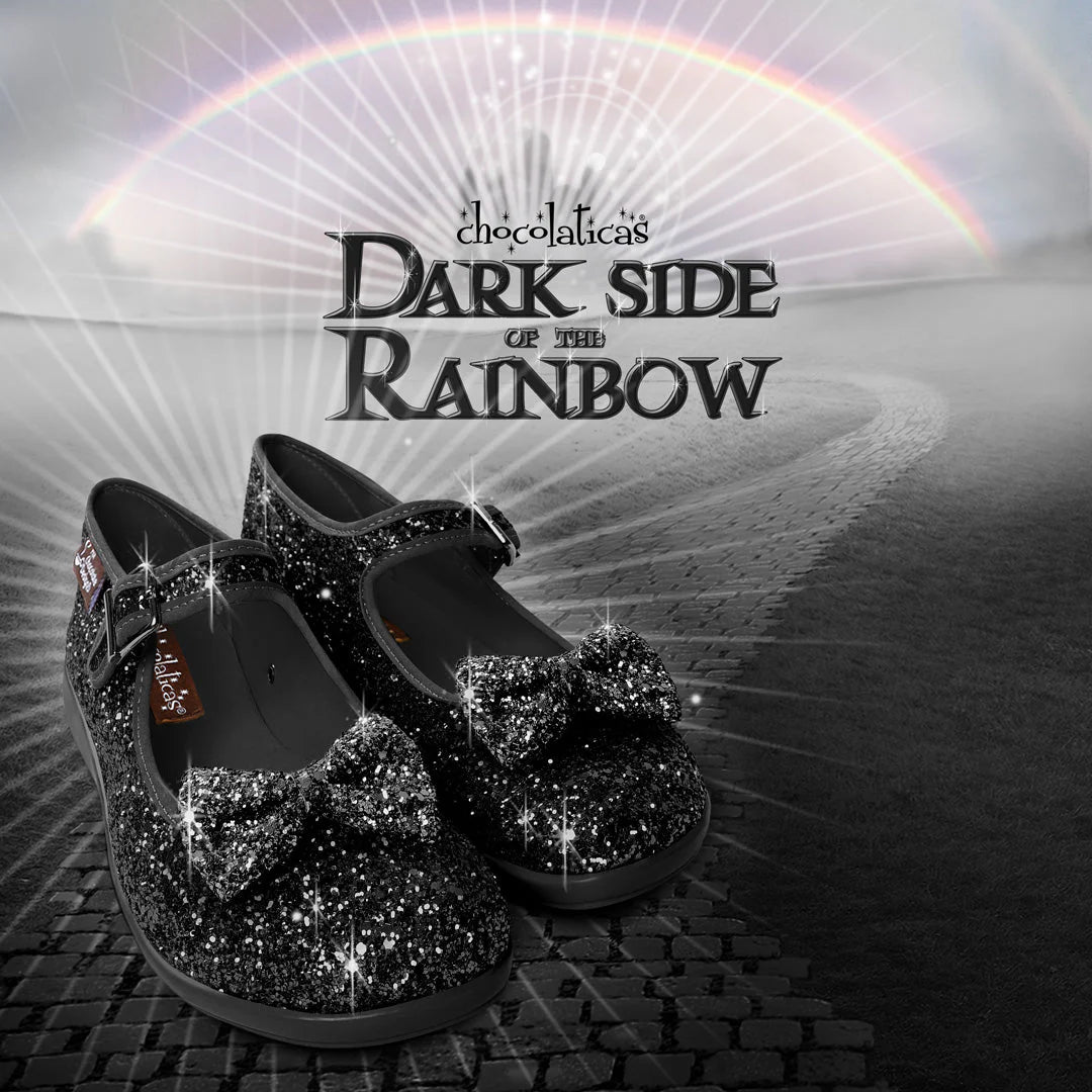 Hot Chocolate Design DARK SIDE OF THE RAINBOW Mary Jane Flat - only in US6
