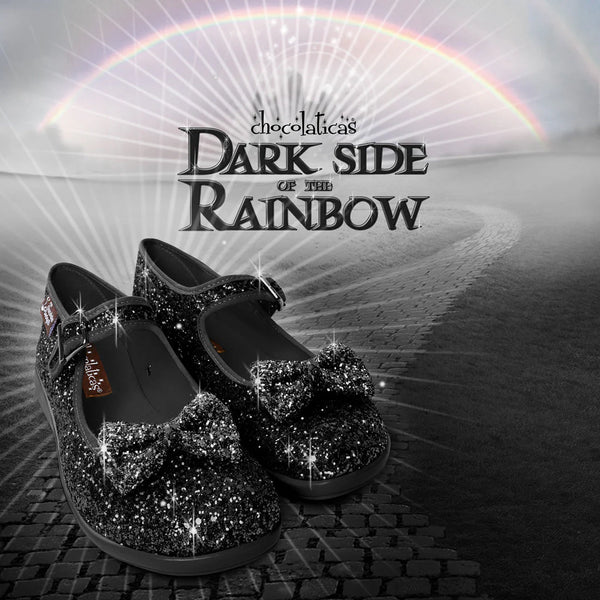 Hot Chocolate Design DARK SIDE OF THE RAINBOW Mary Jane Flat - only in US6
