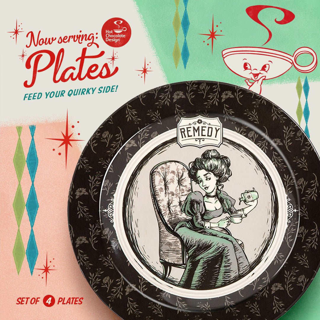 Chocolaticas® DRUGSTORE Set of Plates